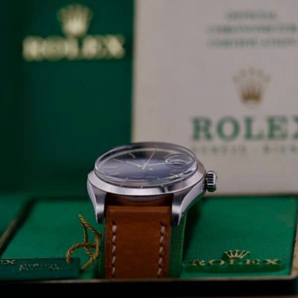 Rolex Oyster Perpetual Date 1500 Blue Dial - Image 10