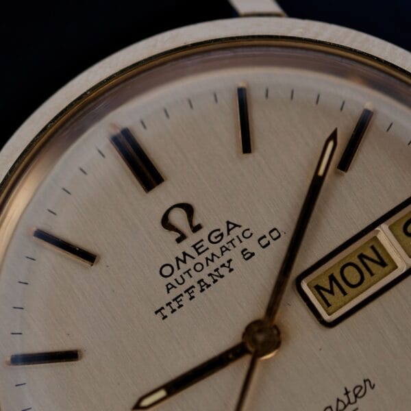 A close up of a watch