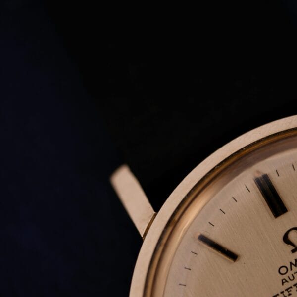 A close up of a watch