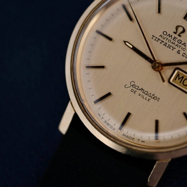 A close up of a watch
