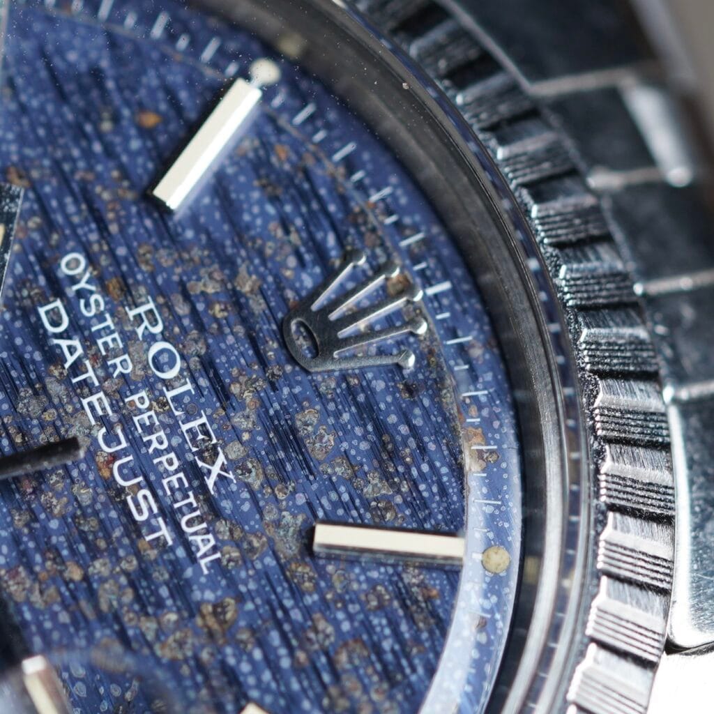Complete Guide to the Rolex Datejust 1601 4 vintageRolexbluemosaicdial