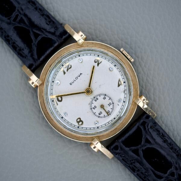 Bulova Princeton 10k Gold Filled Case Diamond Dial Cal. 10AK - Image 1