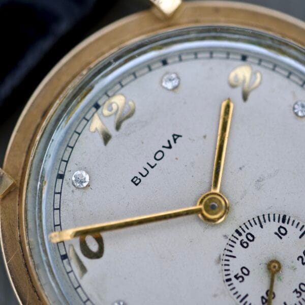 Bulova Princeton 10k Gold Filled Case Diamond Dial Cal. 10AK - Image 2