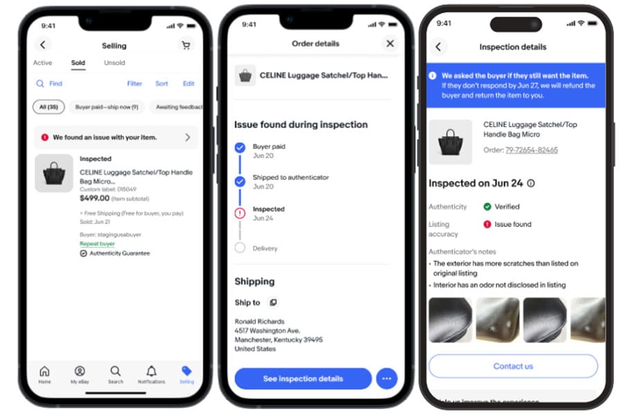 eBay Authenticity Guarantee process updates