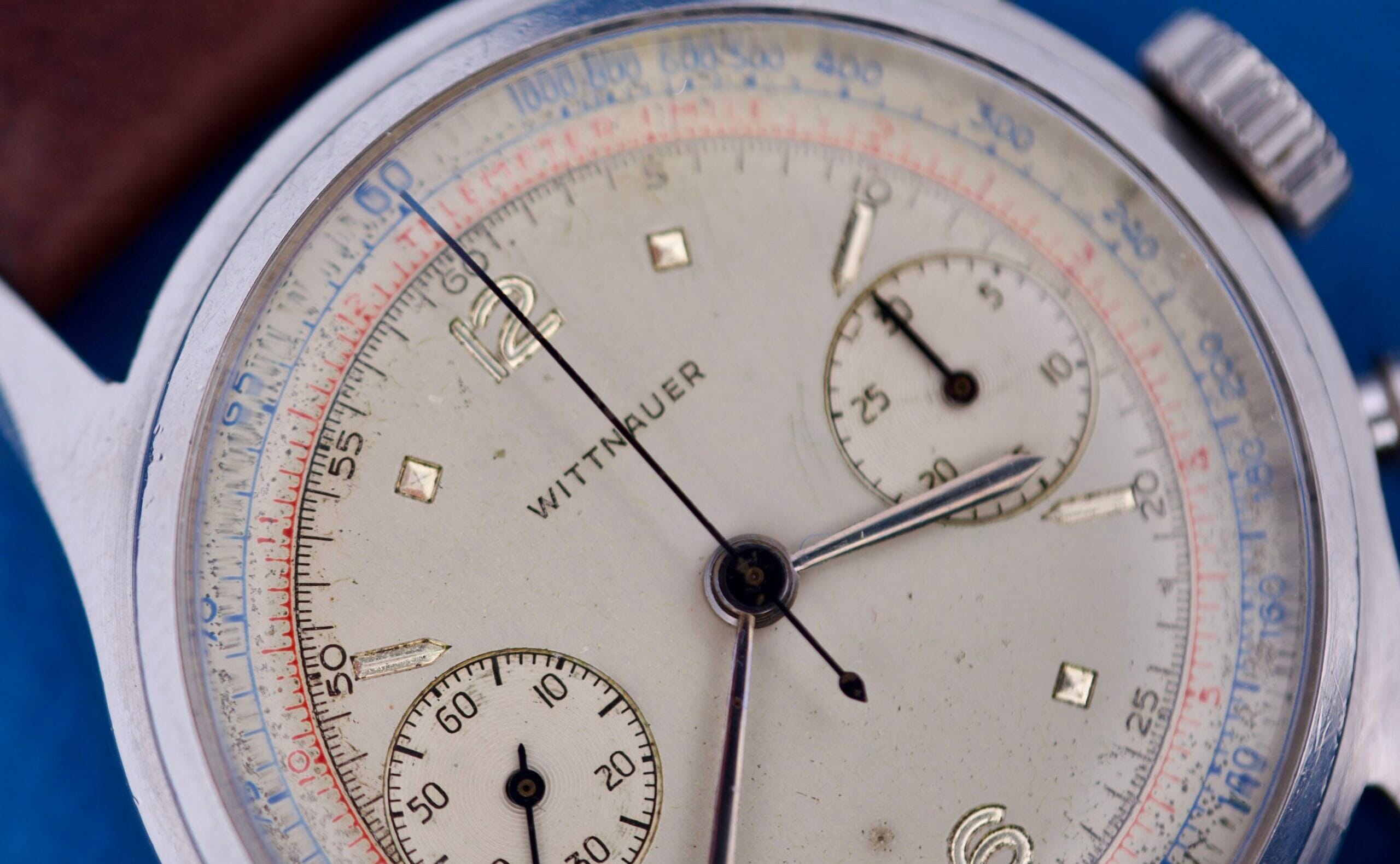 The Collector's Guide to Vintage Wittnauer Chronographs 2 A vintage Wittnauer Chronograph Reference 3256 retailed by ottuhr.com.