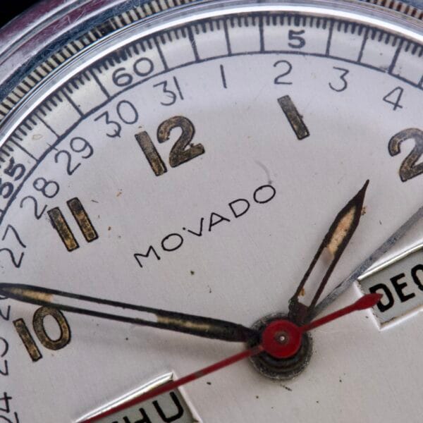 Movado Triple Calendar Ref. 14819 In Stainless Steel Manual Wind Cal. 475 - Image 2