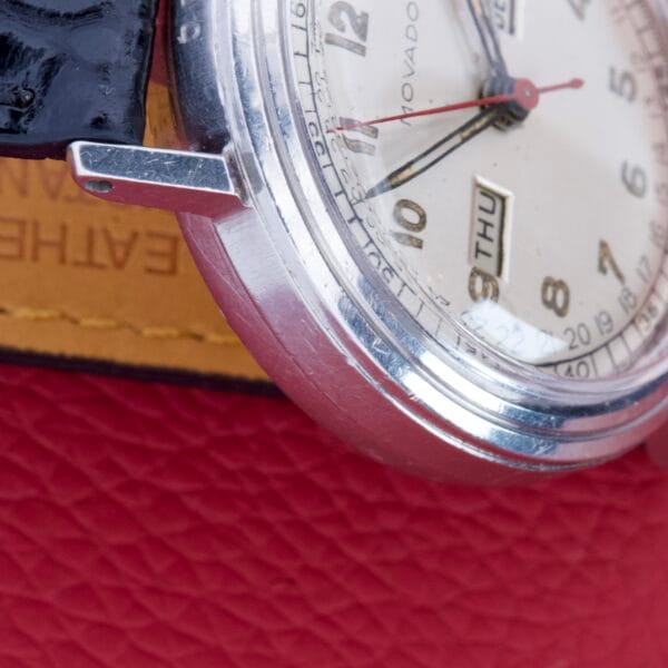 Movado Triple Calendar Ref. 14819 In Stainless Steel Manual Wind Cal. 475 - Image 8