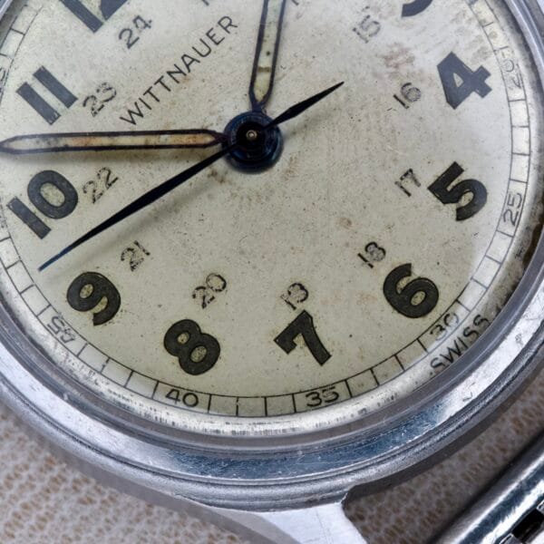 1950's Wittnauer Military 24 Hour Dial Manual Wind Cal. 11ES - Image 3