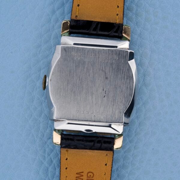 Benrus Three Star Automatic Model CF 1 Gold Plated Square Case - Image 7