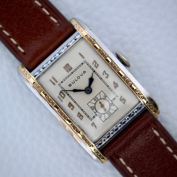 1929 Bulova President Art Deco Tank 17 Jewels Cal. 9AF - Image 1
