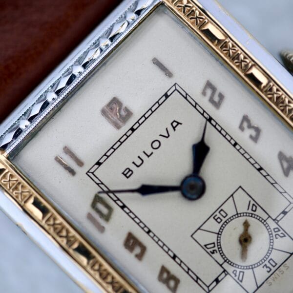 1929 Bulova President Art Deco Tank 17 Jewels Cal. 9AF - Image 2