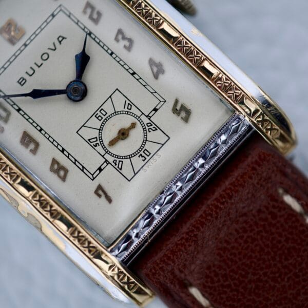 1929 Bulova President Art Deco Tank 17 Jewels Cal. 9AF - Image 3