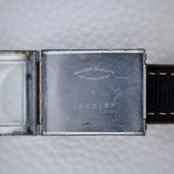 1929 Bulova President Art Deco Tank 17 Jewels Cal. 9AF - Image 7