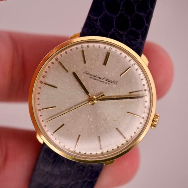 IWC "Stubby Lugs" Calatrava 18k Yellow Gold Cal. 401 - Image 8