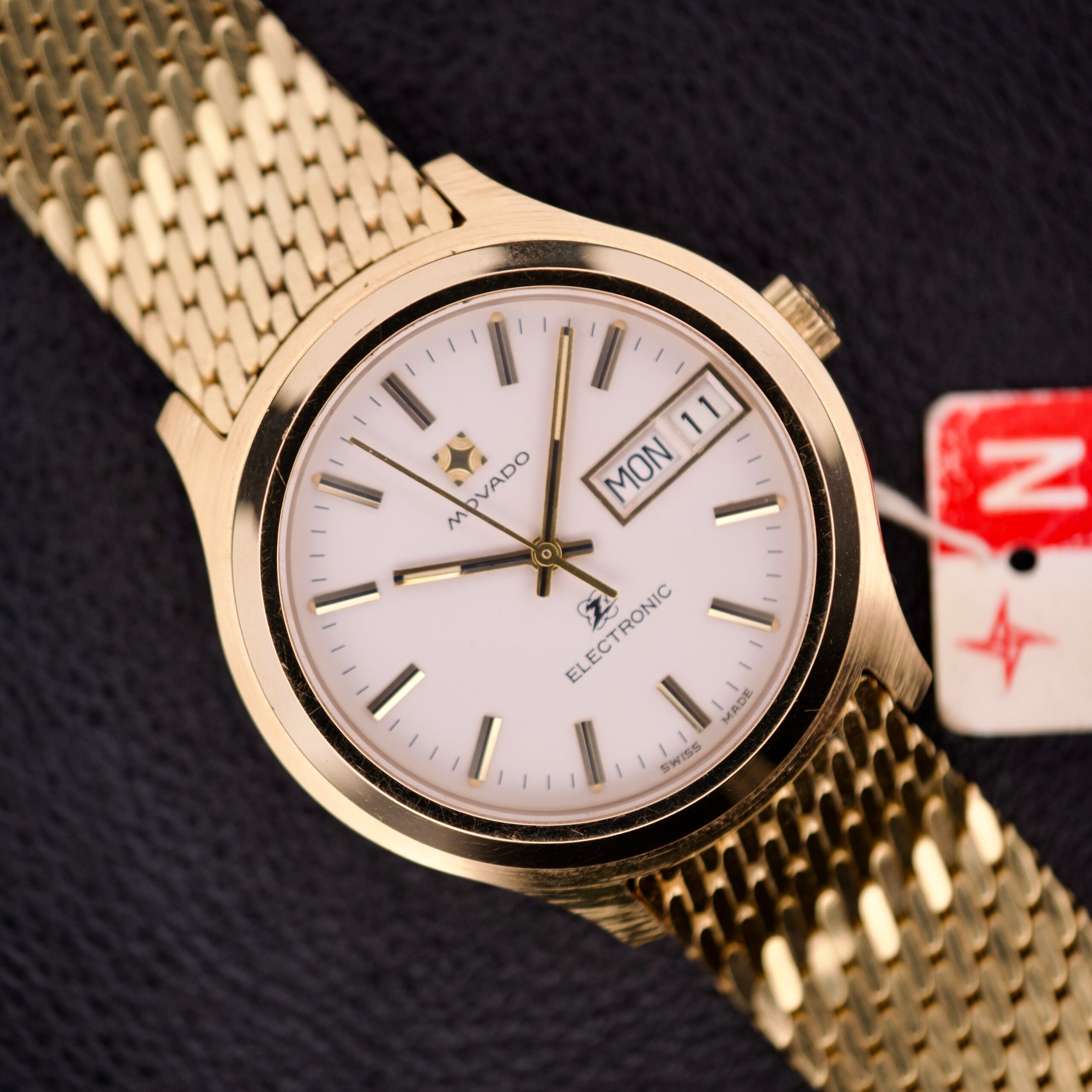 DSCF7670 Movado - Zenith Electronic Day/Date Tuning Fork Zenith Cal. 505 New Old Stock - Image 1