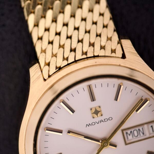 Movado - Zenith Electronic Day/Date Tuning Fork Zenith Cal. 505 New Old Stock - Image 7