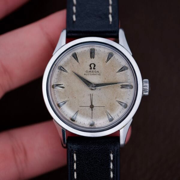 Omega Automatic Ref. 6040 Arctic White Dial Stainless Steel Cal. 490 - Image 9