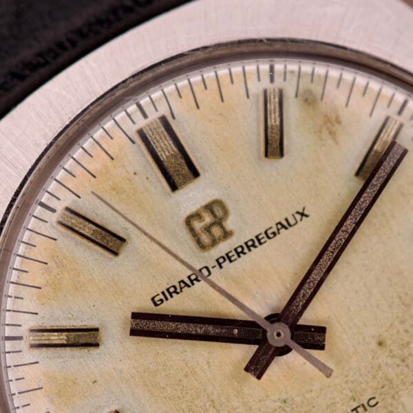 Girard Perregaux Gyromatic Stainless Steel Cushion Case Ref. 9382 GA - Image 3