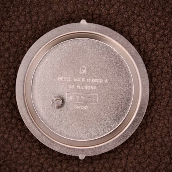 Bulova Wrist Alarm Gold Tone Case Manual Wind Cal. 11AERC - Image 8