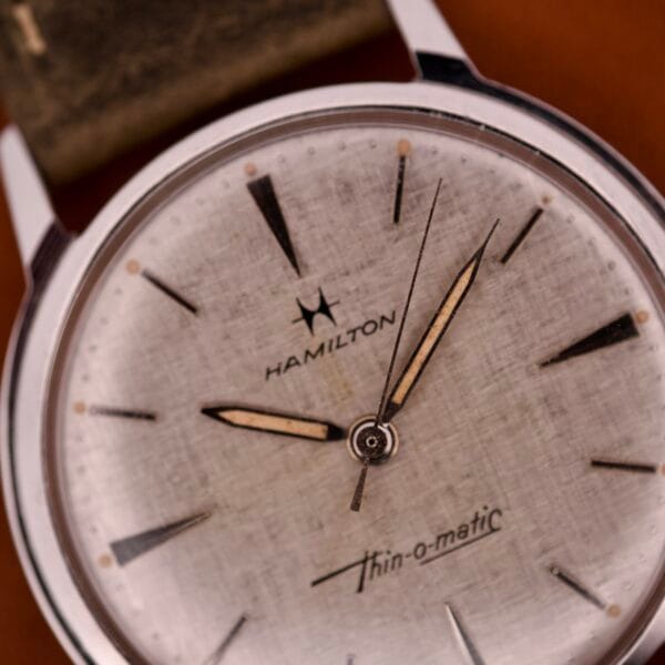 Hamilton Thin-O-Matic Linen Dial Micro Rotor Cal. 663 - Image 3