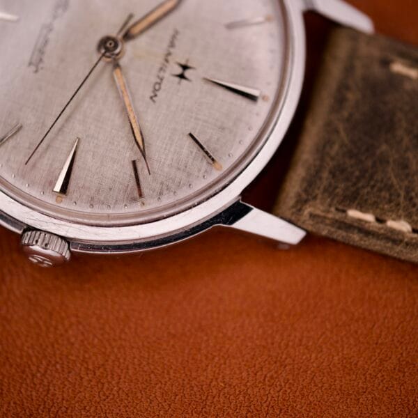 Hamilton Thin-O-Matic Linen Dial Micro Rotor Cal. 663 - Image 4