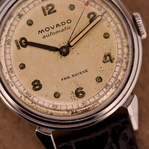 Movado Automatic Bumper FAB. Suisse Ref. 16151 Stainless Steel - Image 2