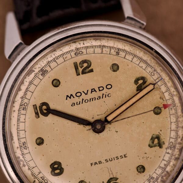 Movado Automatic Bumper FAB. Suisse Ref. 16151 Stainless Steel - Image 3