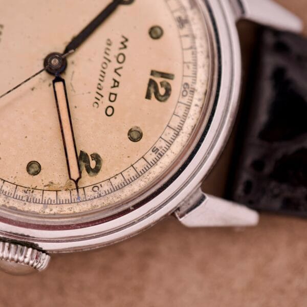 Movado Automatic Bumper FAB. Suisse Ref. 16151 Stainless Steel - Image 4