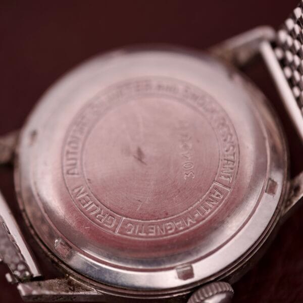 Gruen Precision Auto-Wind Military Dial In Stainless Steel Case - Image 5