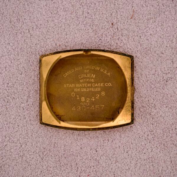 Gruen Veri-Thin Precision Art Deco Lugs & Salmon Dial Ref. 430-457 - Image 6