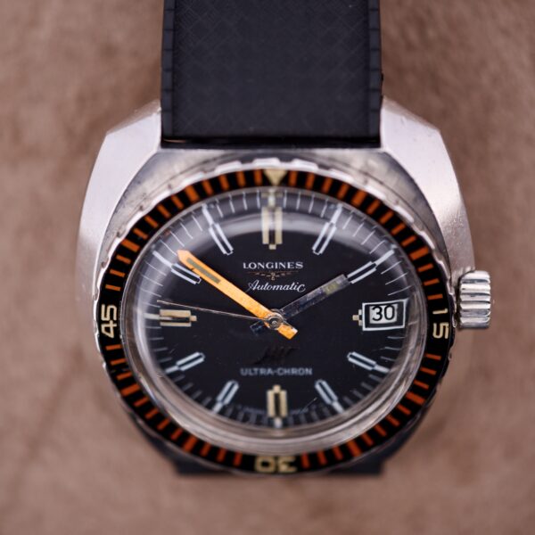 Longines Ultra Chron Diver Ref. 7970-4 Balkelite Bezel Stainless Steel - Image 7
