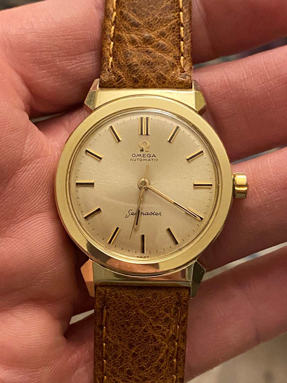 WTS] 1950s Omega 14363-3 “Hooded Lugs” Seamaster - Fresh 