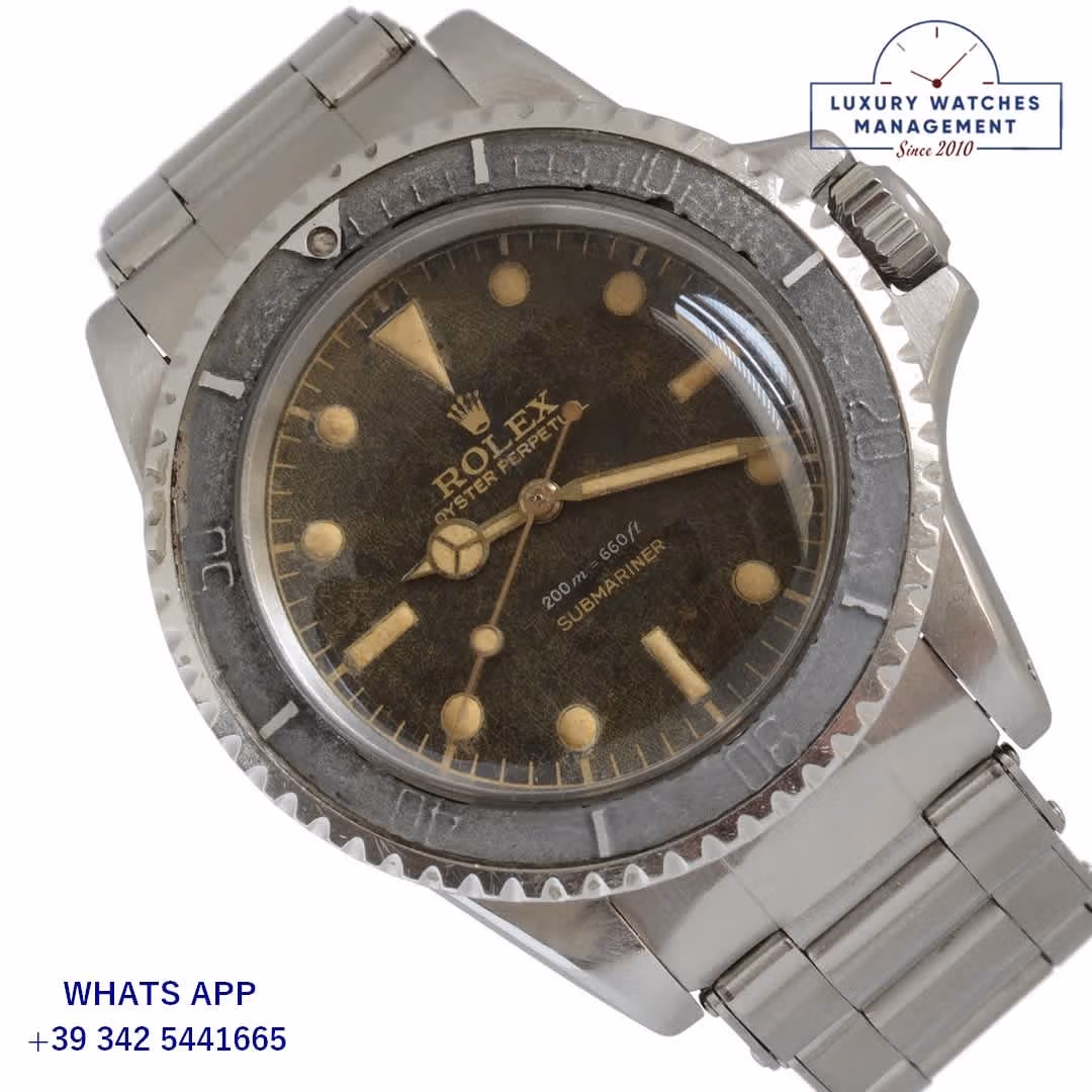 ROLEX Submariner 5512 Square Crown Guard gilt dial Full Set 1959’s