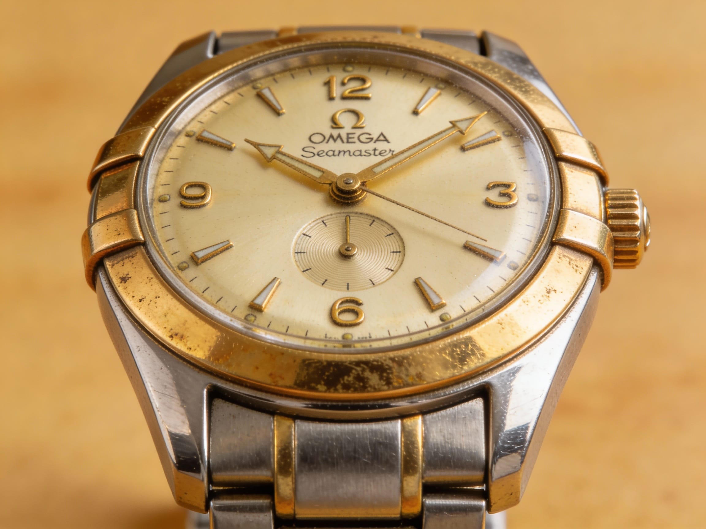 Omega Seamaster Ref. 2937 in gold-capped steel two-tone configuration