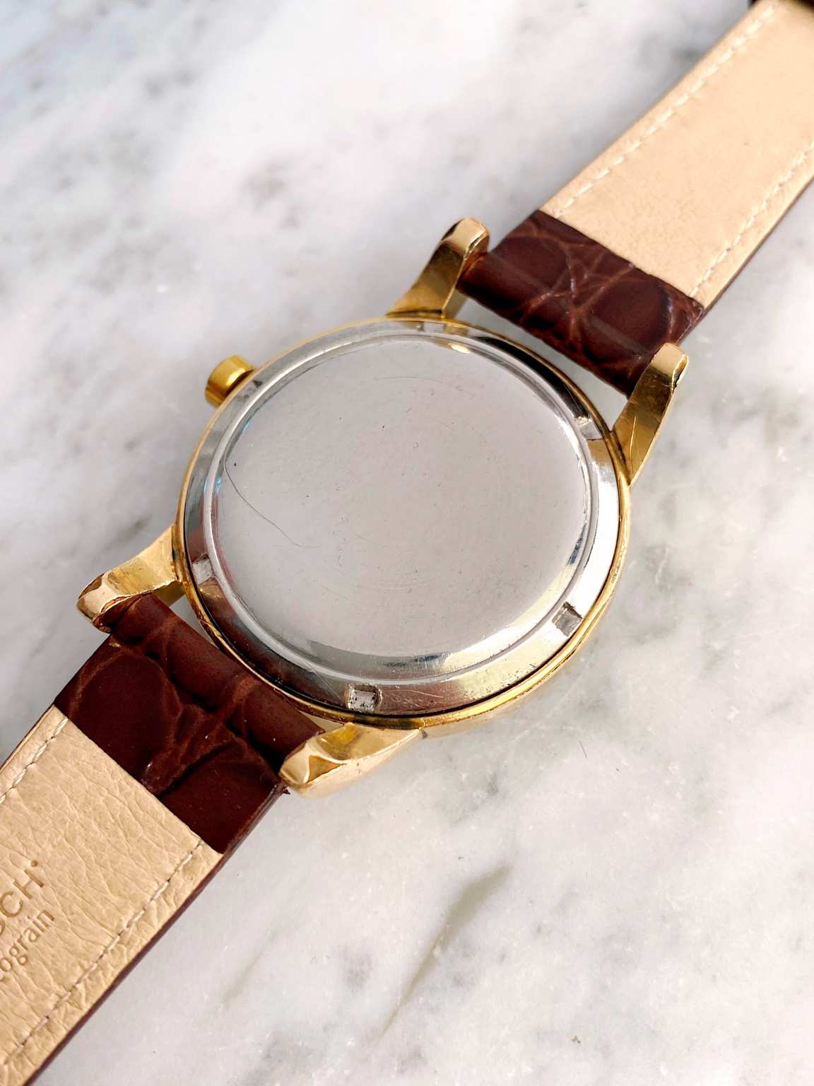 Big 36mm Omega Seamaster Honeycomb Dial Vintage Serviced 