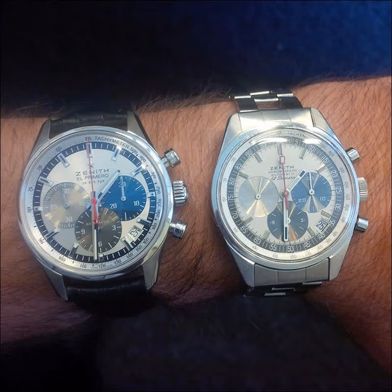 Zenith - Iconic El Primero wrist-shot comparison