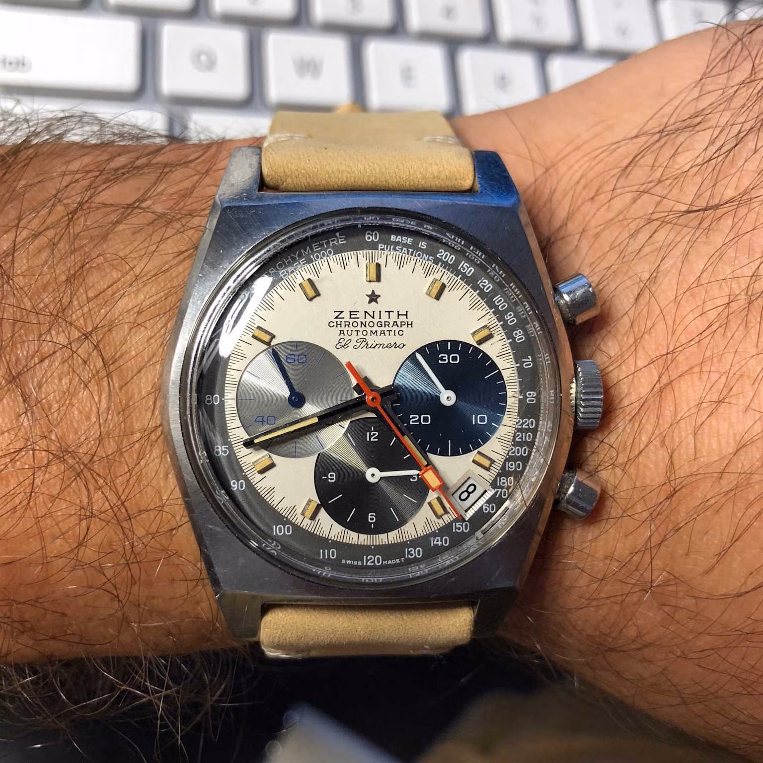 1971 Zenith El Primero A3817 Stainless Steel Automatic 