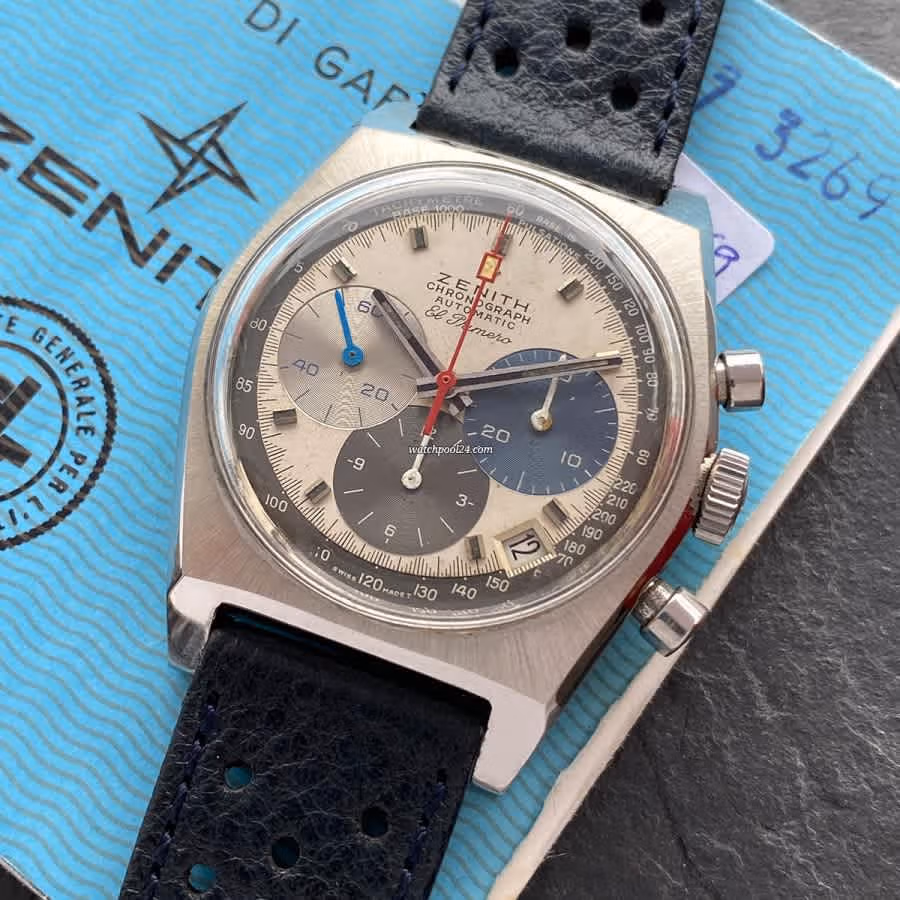 Vintage Zenith El Primero A3817 Full Set sold on watchPool24
