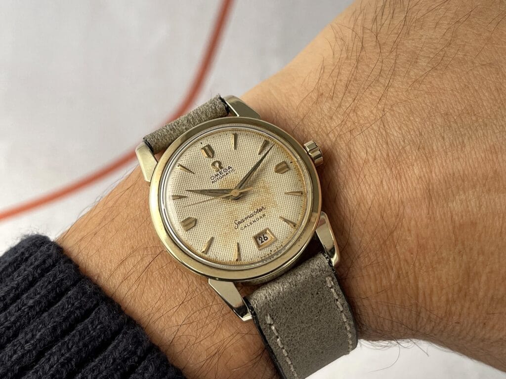 Omega Seamaster Calendar 2757 on Wrist