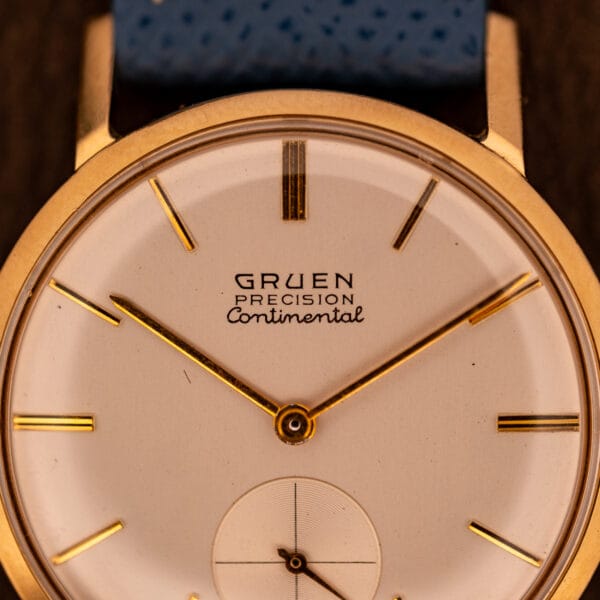 Gruen Precision Comtimental White Dial Manual Wind Cal. 415 - Image 2