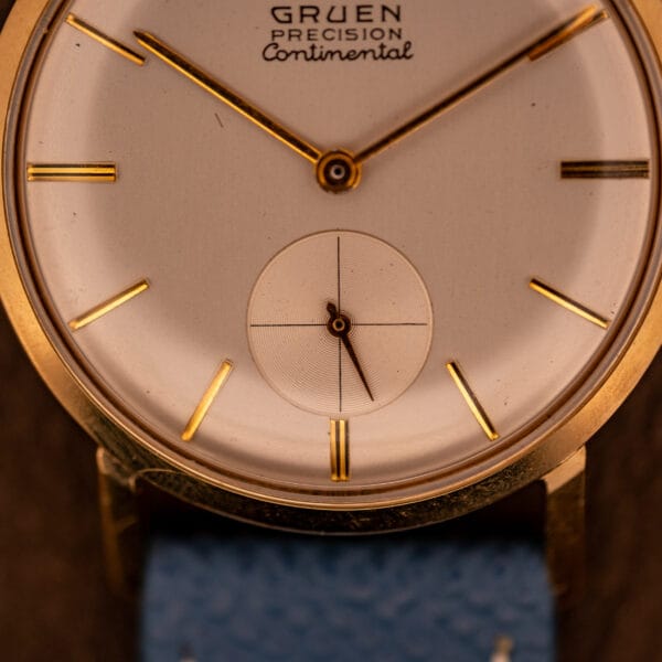 Gruen Precision Comtimental White Dial Manual Wind Cal. 415 - Image 3
