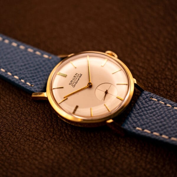 Gruen Precision Comtimental White Dial Manual Wind Cal. 415 - Image 5