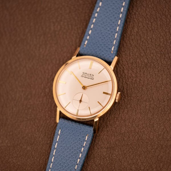 Gruen Precision Comtimental White Dial Manual Wind Cal. 415 - Image 9
