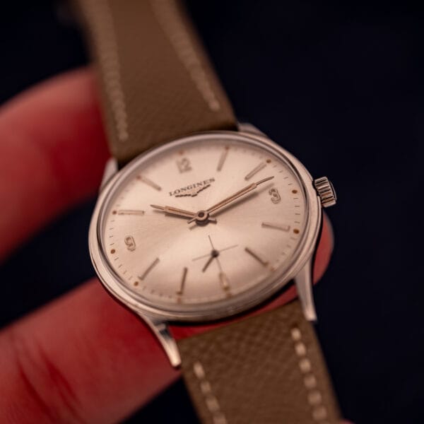Longines Ref. 2546 Silver Sunburst Dial Manual Wind Cal. 370 - Image 16
