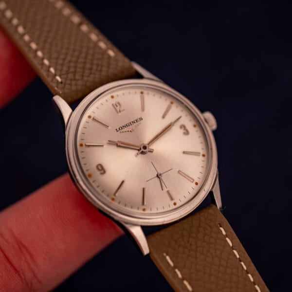 Longines Ref. 2546 Silver Sunburst Dial Manual Wind Cal. 370 - Image 15