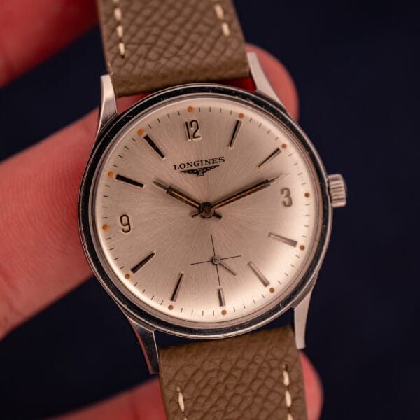 Longines Ref. 2546 Silver Sunburst Dial Manual Wind Cal. 370 - Image 14