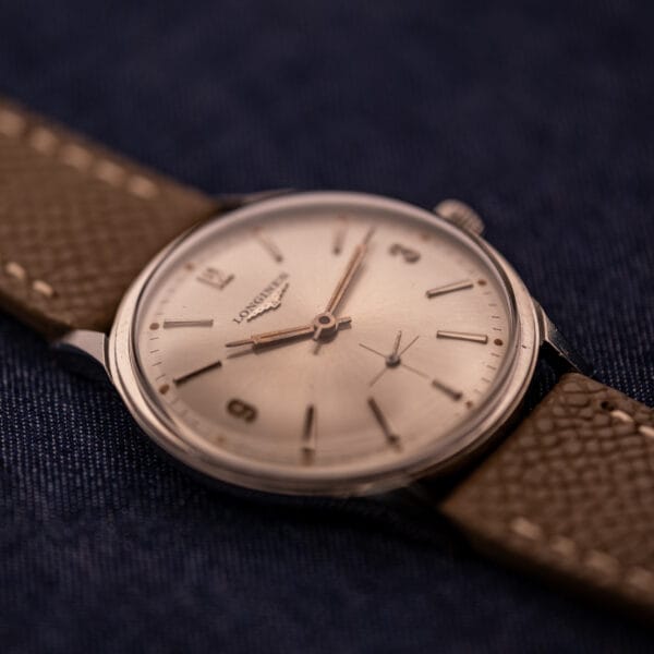 Longines Ref. 2546 Silver Sunburst Dial Manual Wind Cal. 370 - Image 13