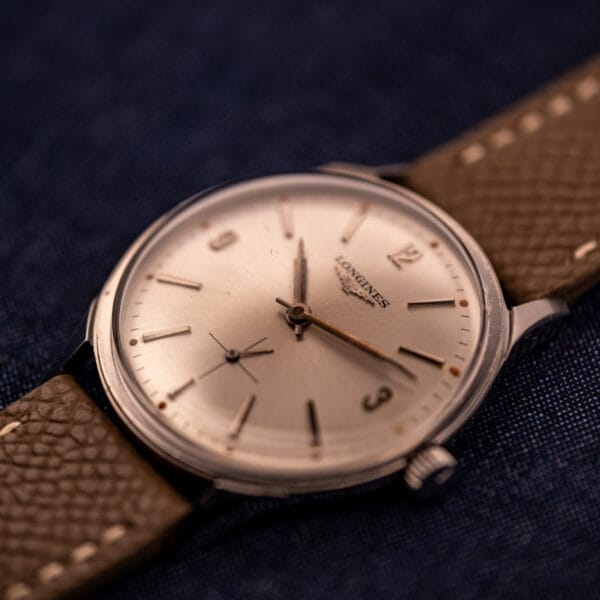 Longines Ref. 2546 Silver Sunburst Dial Manual Wind Cal. 370 - Image 12