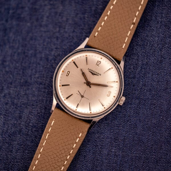 Longines Ref. 2546 Silver Sunburst Dial Manual Wind Cal. 370 - Image 11