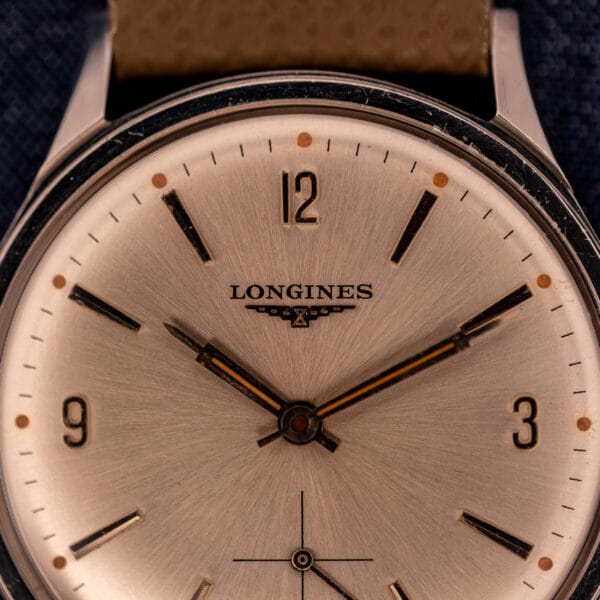 Longines Ref. 2546 Silver Sunburst Dial Manual Wind Cal. 370 - Image 2